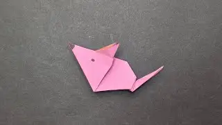 Cute Mouse Using Paper | Origami Mouse Tutorial | Paper Craft