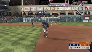 MLB The Show RTTS baserunning behind Yandy Diaz is bewildering