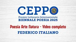 Federico Italiano - Intervista Premio Ceppo Poesia Arte Natura