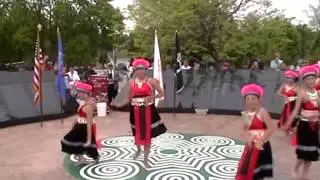 Hmong Dancers on Memorial Day Paying Tribute to All Veterans