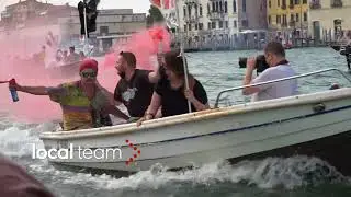 Venezia, protesta No Grandi Navi: immagini da doppia angolazione