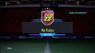 No Rules SBC - CHEAPEST METHOD!!! |FIFA22