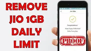 HOW TO REMOVE JIO 1GB LIMIT 2017 IN HINDI || 399 PLAN | NEW  December TRICK