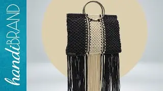 Τσάντα Τεχνική Macrame / handibrand