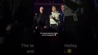 The tension between Hailey and her bodyguard... tiktok THE TRUTH