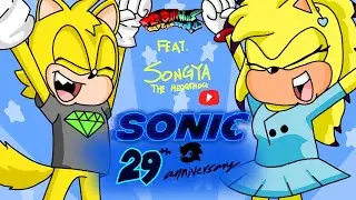Rwap and Songya The Hedgehog Celebrates Sonic's 29th Anniversary | #Sonic29th
