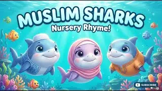 Islamic Baby Song for Kids | Muslim Sharks Animated Cartoon