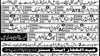 Maintenance Technician Jobs In Saudi Arabia - New Vacancies in Oct 2019 .