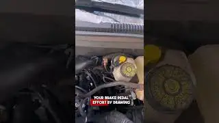 Почему у меня тугая педаль тормоза 🪨?