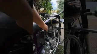 old bullet CI cold start | Feel the beat 🎵🫠| bullet cold start |#vintagebullet #bulletlover #bullet