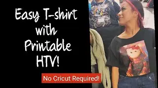 DIY:Making a Horror Movie Chucky T-shirt with Printable HTV! No Cricut required!