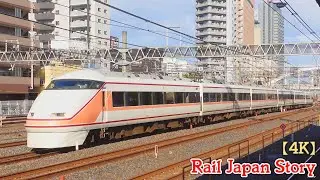 Limited Express trains at YONO Station, Saitama, Japan, November 2025