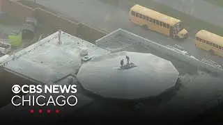 Teen falls through roof of elementary school in North Carolina