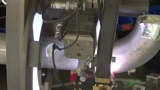 TOA weld head Capping pass welding on SS304L pipe to elbow joint