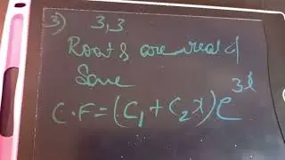 Finding Complementary Functions.Ordinary Differential Equations