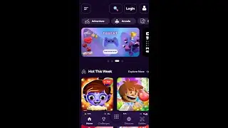 Game platform web app(Mobile)