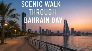 Relaxing Walk at Bahrain Bay | Manama City Walk 4K|luxury hotels|sky scrapers