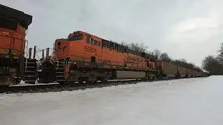 Trains at Radom, IL 2/1/26