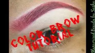 Red Eyebrow Tutorial