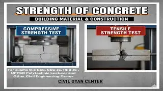 Strength of Concrete: Compressive & Tensile Tests | Building Material and Construction 