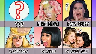 Comparison: Drama Alert! 50 Heated Celebrity Feuds/Continuous Data