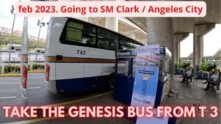 Going to Angeles or Clark? Take the Genesis bus from Terminal 3. New guide how to find Feb 2023