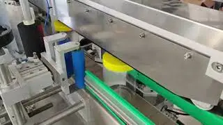 NY 827B Fully Automatic Round and Flat Bottle AB Labeling Machine