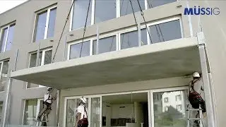 Baudokumentation des selbsttragenden Balkon-Systems B600