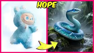 🧸 ВСЕ ПЕРСОНАЖИ ЛАБУБУ В ОБЛИКЕ ЗМЕЙ 🐍 И их любимые закуски, напитки и многое другое! Я люблю сча...