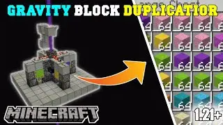 How to make a SAND DUPER in minecraft (MCPE) BEDROCK EDITION 