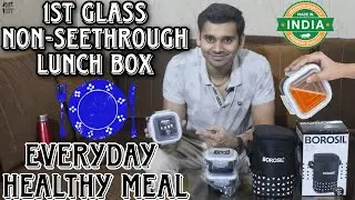 Will Borosil's latest Kube Black Glass Lunch Box pass the LEAK PROOF test?❓❓