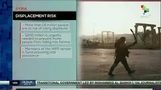 Syria, more than 1.6 million people at risk of being displaced