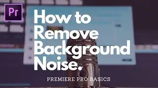 How to Remove Background Noise in Premiere Pro 2020 | A Complete Guide for Beginners