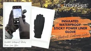 Insulated Waterproof Sticky Power Liner Glove - Waterproof Stretch Gloves | Extremities