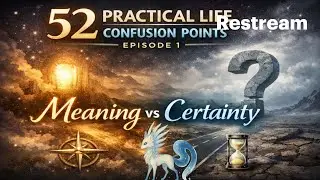 🧭 52 PRACTICAL LIFE CONFUSION POINTS &mdash; EPISODE 1: MEANING VS CERTAINTY 🦊✨
