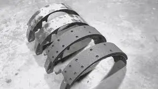 Custom Brake Shoes - 1962 Chevrolet C-30 Pickup, obsolete brake shoes on rear axle (2016)