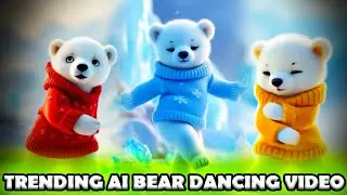 Trending Ai Polar Bear Dancing Video | Viral Dance Video | Mintimals