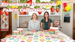 Strawberry Lemonade Fabric Collection Preview