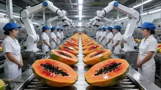Inside the Papaya Industry | How Papaya Is Prepared for Market ( Full Process)