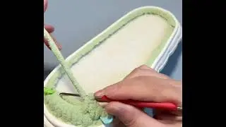 Crochet slippers