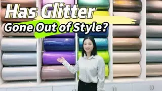 Has PVC decorative film glitter gone out of style? Not anymore!