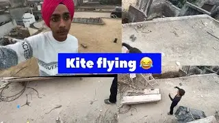 ￼ kite flying 🪁😂 ￼ funny ￼ vlog 🩵