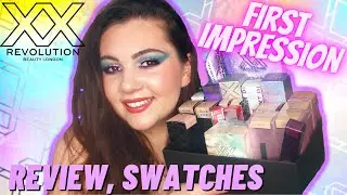 FULL FACE OF XX REVOLUTION | First Impression, Review + Swatches | Colourful Makeup Tutorial
