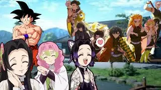 &iquest;Qu&eacute; pasar&iacute;a si Goku llegara al mundo de Demon Slayer? (FANFIC Loquendo Parte 1)