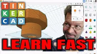 WeCreat Rotary Fix Part 2 Design & 3D Print a Tilting Adjustment Knob (TinkerCad &rarr; Ender-3)