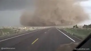 Extreme up close video of tornado near Wray, CO!