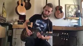 Wide Sky Guitars - Ryan Beckwith looping the first WS Electric Guitar