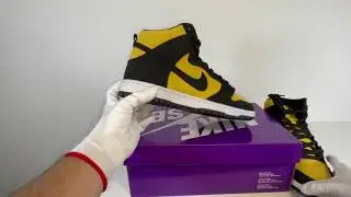 Nike Dunk Hig Reverse Wu Tang/ Reverse Goldenrod [DB1640-001] Unboxing