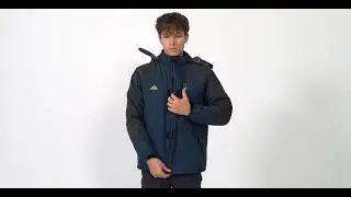 TACVASEN Men's Skiing Jacket with Hood Waterproof Hiking Fishing Travel Fleece Jacket Parka Raincoat