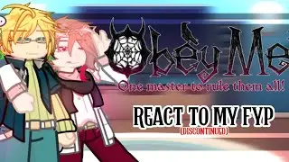 ‖Obey me react to my FYP‖very ooc and old‖2x speed‖